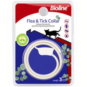 Vòng cổ trị ve rận cho mèo BIOLINE Flea Tick Collar Lemon Flavor
