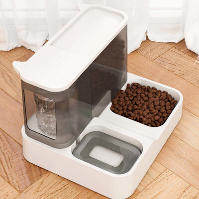 Bộ bát ăn bình nước tự động cho chó mèo PAW Liquid Food Water Feeder