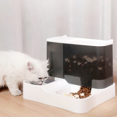 Bộ bát ăn bình nước tự động cho chó mèo PAW Liquid Food Water Feeder