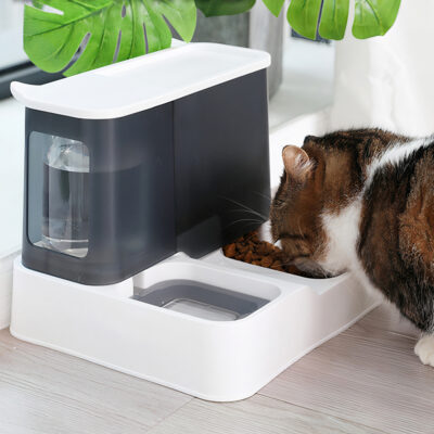 Bộ bát ăn bình nước tự động cho chó mèo PAW Liquid Food Water Feeder