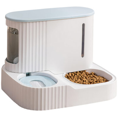 Bộ bát ăn bình nước tự động cho chó mèo PAW Opaque Food Water Feeder