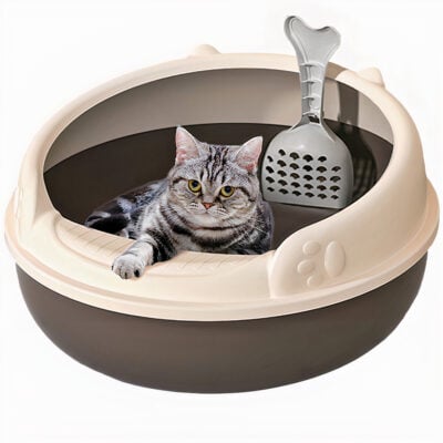 Khay vệ sinh cho mèo PAW Meow Coffee Cat Litter Tray