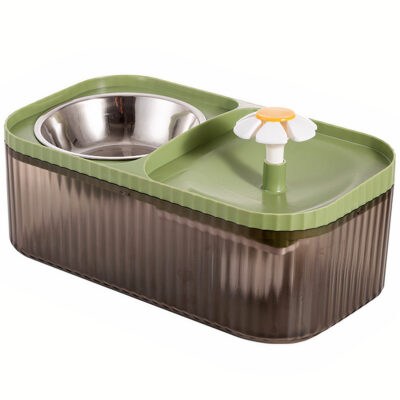 Máy lọc nước và bát ăn cho chó mèo tự động 2in1 PAW Living Spring Water Fountains