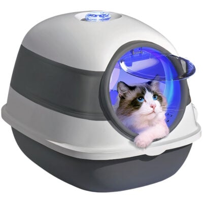 Nhà vệ sinh cho mèo PAW Space Helmet Cat Litter Boxes 1