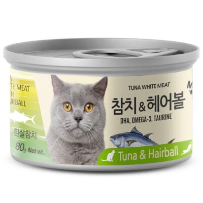 Pate lon cho mèo vị cá ngừ trắng tiêu búi lông MEOWOW Tuna Hairball