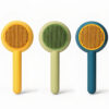 Lược chải lông chó mèo có nút bấm PAW Hamburger Pet Comb