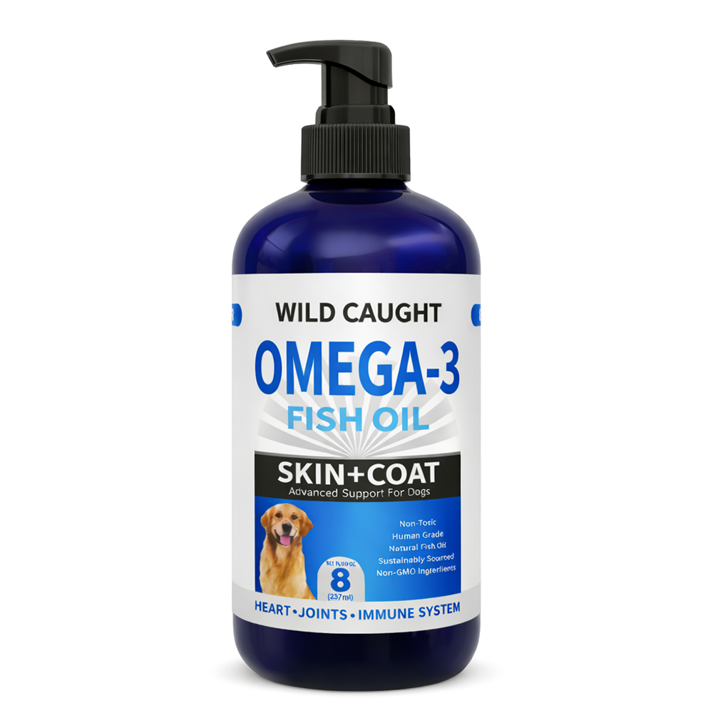 Dầu cá cho chó WILD CAUGHT Omega-3 Fish Oil For Dogs 1 Dầu cá cho chó WILD CAUGHT Omega-3 Fish Oil For Dogs