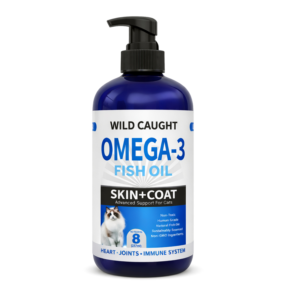 Dầu cá cho mèo WILD CAUGHT Omega-3 Fish Oil For Cats 1 Dầu cá cho mèo WILD CAUGHT Omega-3 Fish Oil For Cats