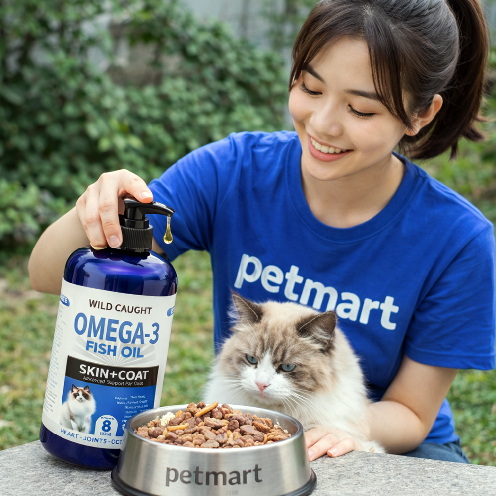 Dầu cá cho mèo WILD CAUGHT Omega-3 Fish Oil For Cats 3 Dầu cá cho mèo WILD CAUGHT Omega-3 Fish Oil For Cats
